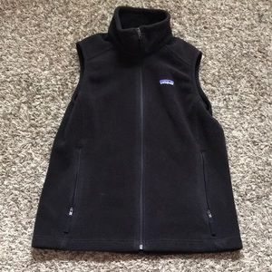 Black Patagonia Fleece Vest